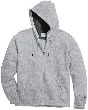 Champion Powerblend Sweats Full Zip Jacket "Oxford" Cs0891 806" - Black