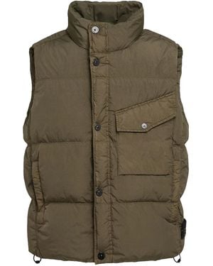 Stone Island Down Vest "Military" G100003 S0A23 V0054" - Green