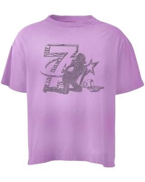 Triple Sevens Booby Trap Security T-Shirt Ts7028" - Purple