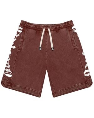 GODSPEED NEW YORK Courtside Shorts "Mocha Wash" Za5Lmjc4" - Brown