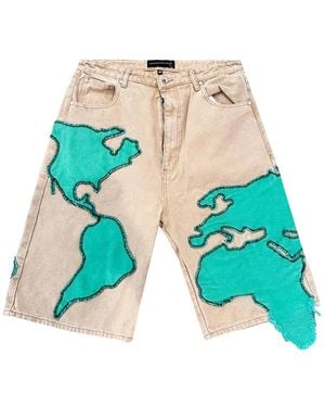 Who Decides War Pangia Shorts "Tan/ 2637 100000202Ps Tan" - Green