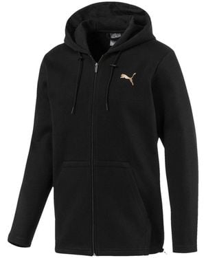 PUMA Q4 Vent Hooded Jacket 516868 01" - Black