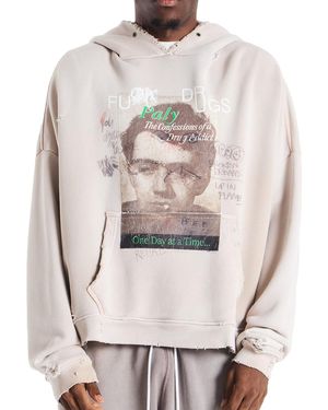PALY Confessions Hooded Sweatshirt 4U007Q3009Lbn" - Black