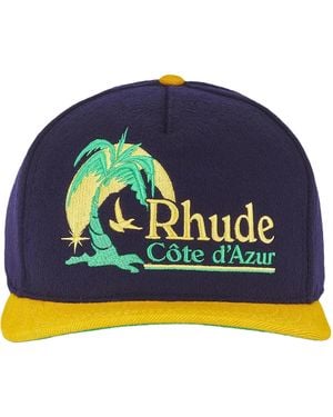 Rhude Azur Coast Cap/ Rhss24Ha01608276" - Blue