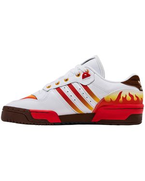 adidas Rivalry Low "Demon Slayer Rengoku" Ji3310" - Red