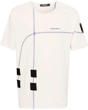 A_COLD_WALL* Intersect T-Shirt "Bone" Acwmts179 Bon" - Black