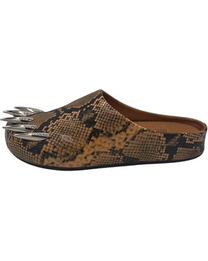 Bravest Studios Snake Claw Mule "Tan" Bs164" - Brown