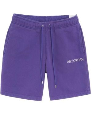 Nike Air Jordan Wordmark Fleece Short Dv6467 514" - Purple