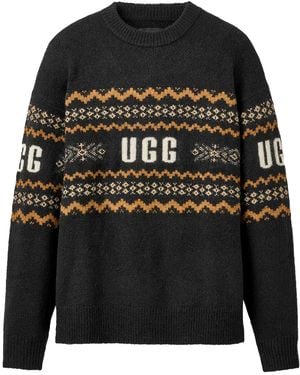 UGG Kaelan Isle Jumper Acrylic Tops Multi" 1171483 Blkm" - Black