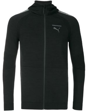 PUMA Evoknit Move Full Zip Hoodie 573367 01" - Black