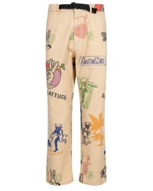 PAS DE MER Devil's Lattuce Trousers - Black