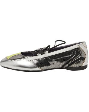 DIESEL D-Mile Lace Up Ballerina Y03856 P7472 H7591" - Black