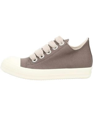 Rick Owens Canvas Low "Dust Cotton" Du01F4819Dow 3411" - Black