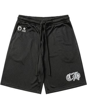 Chrome Hearts Mesh Shorts Chrm0021" - Black