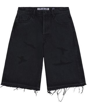 BBCICECREAM Evo Cutoff Denim Shorts "Dark Hive" 861 3102 Dark Hive" - Black