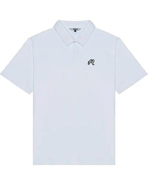 Malbon Golf Fairway Polo 9402 Wht" - Black