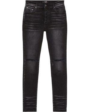 Amiri Slash Jeans "Aged" Pxmd003 023" - Black