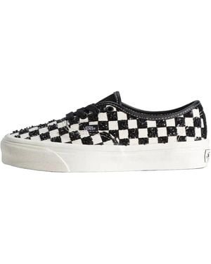 Vans Lx Authentic 44 "Beaded Checkerboard" Vn000Db87051" - Black