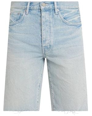 Purple Brand Vintage Slub Denim Shorts "Light" P059 Vtlb226" - Black