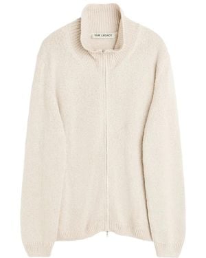 Our Legacy Float Funnel Neck Jacket M2253Fo" - Black