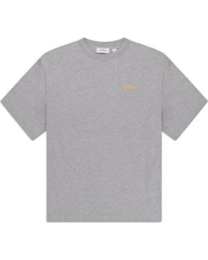 Off-White c/o Virgil Abloh Tape Arrow Skate T-Shirt "Heather" 44Maa120G5J009 030" - Black