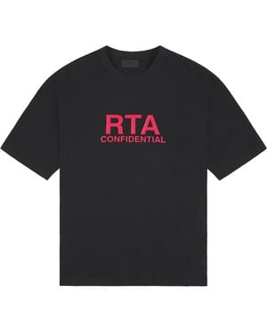 RTA Colin Oversized Short Sleeve T-Shirt Case File" Mcvuk1447 T1322Bkcfl" - Black