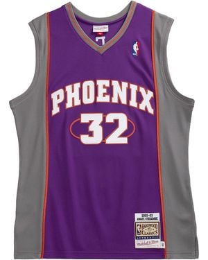 Mitchell & Ness Nba Authentic Jersey Suns 2002 Amar’e Stoudemire Ajy4Sb19092 Psupurp02Ast" - Purple