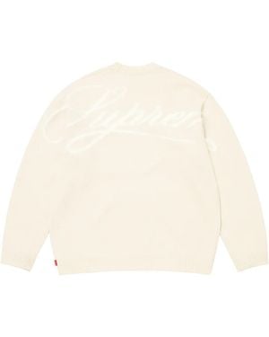 Supreme Angora Script Jumper "Fw25 - Black
