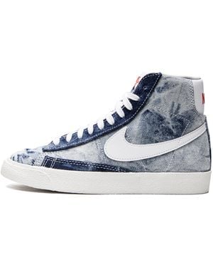 Nike Blazer Mid '77 Mns "Washed Denim" Dv2182 900" - Blue