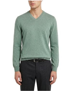 Brunello Cucinelli Jumper The/Light" M2Q00162_Cc341" - Green