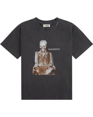 Alchemist Monk Spirit T-Shirt "Faded" Alss26Mjsst42C" - Black