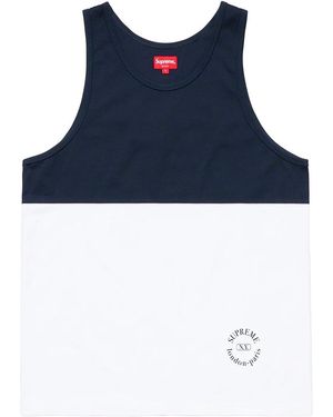 Supreme Split Tank Top Su26673" - Blue
