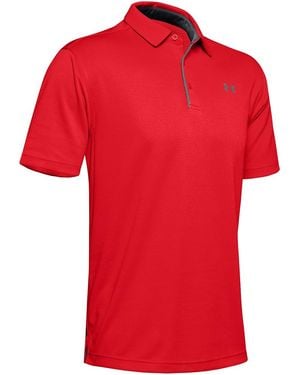 Under Armour Tech Polo Graphite Graphite" 1290140 600" - Red