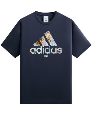 Kith Messi For Adidas Football Graphic T-Shirt "Night" Adku4266" - Blue