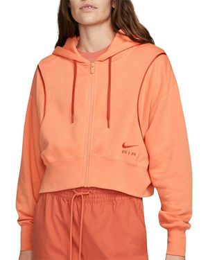 Nike Air Full-Zip Hoodie Dq6579 871" - Orange