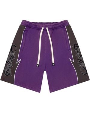 GODSPEED NEW YORK Halftime Shorts Graphite" Gs499" - Purple