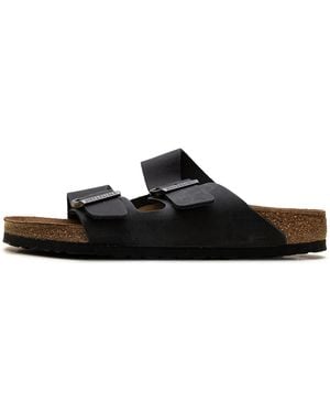 Birkenstock Arizona "Oiled Leather Habana" 0552111" - Black