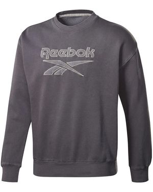Reebok Classics Premium Vector Crew Sweatshirt Ft7406" - Black