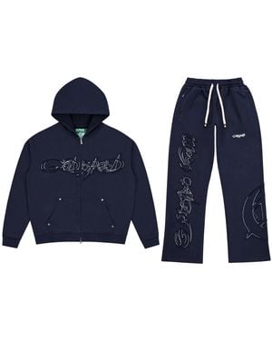 GODSPEED NEW YORK Og Raw Import Sweatsuit Gs562" - Blue