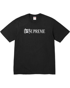 Supreme Y's By Yohji Yamamoto Star T-Shirt "Fw25 - Black