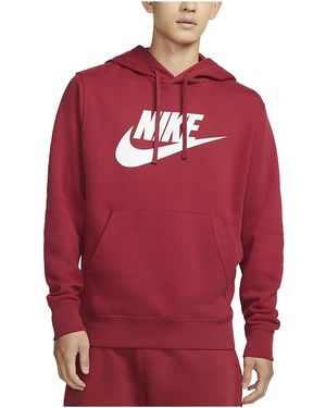 Nike Sportswear Club Fleece Hoodie "University Bv2973 657" - Red