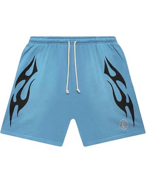 HELLSTAR Flame Shorts "Baby Hsr092" - Blue