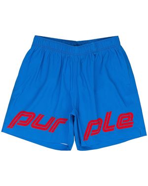 Purple Brand Polyester All Round Short "Diretoire" P504 Pdds123" - Blue