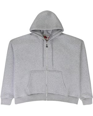 Greedy Unit Multi Tag Zip Hoodie Gut Xhds 0001" - Black