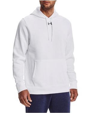Under Armour Hustle Fleece Hoodie Graphite" 1300123 100" - Black