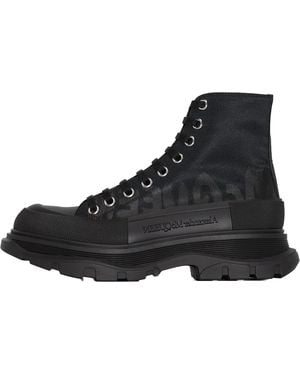 McQueen Tread Slick Boots 676718 W4Rq2 1000" - Black