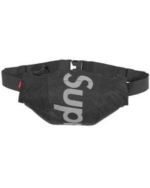 Supreme Reflective Speckled Waist Bag "Fw 20" - Black