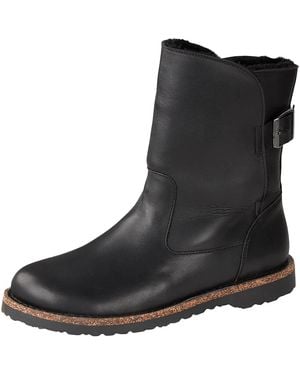 Birkenstock Uppsala Shearling Leather 1025583" - Black