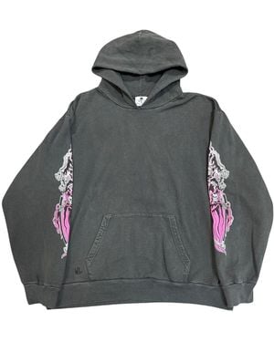 Warren Lotas Three Reaper Hoodie Wl057" - Black