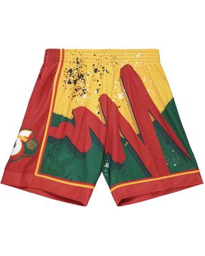 Mitchell & Ness Hyper Hoops Swingman Shorts "Nba Seattle Supersonics 1995" Pfsw1254 Ssu95Pppgren" - Black